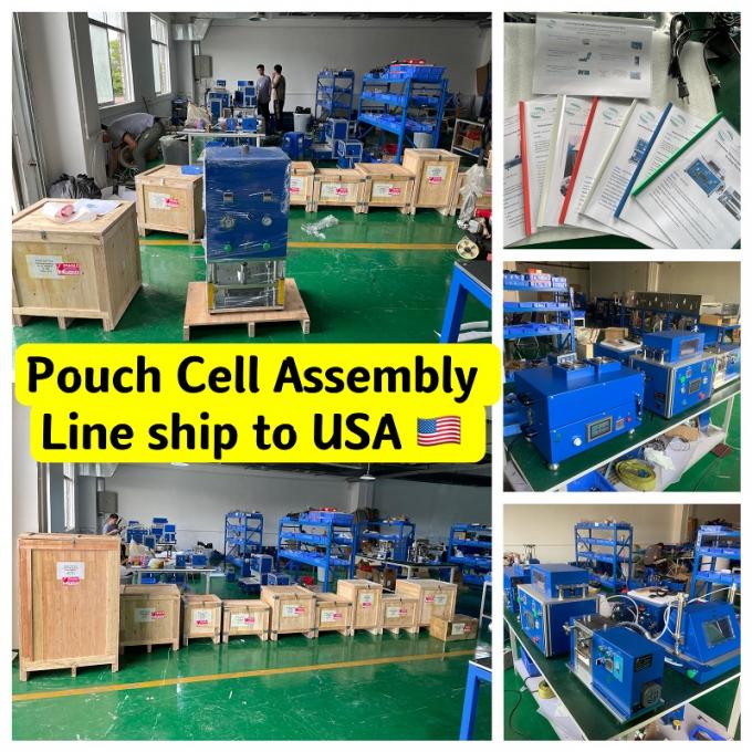 Automatic 100W Pouch Cell Assembly Aluminum Laminated Film Battery ...