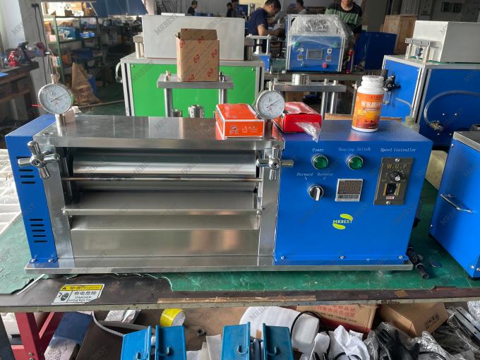 100 - 400mm Width Lab Battery Calendering Machine Electric Hot Press ...