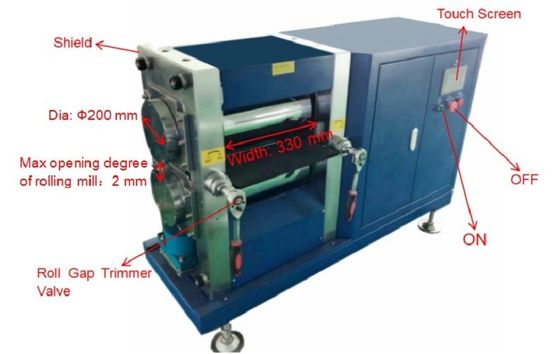 25T Lab Battery Calendering Machine Electric Hydraulic Battery Roller Press Machine